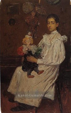 L enfant et sa poupe 1896 Pablo Picasso Ölgemälde